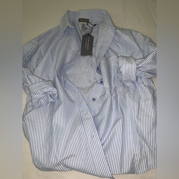 Sans Souci Tops - Button up blouse